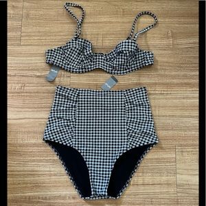 Set ‼️ Aerie - Checkered Swimsuit